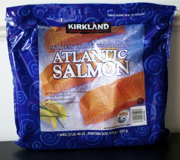 KS Atlantic Salmon (frozen) Individually wrapped 3lbs 46340