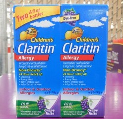 Claritin children's Allergy Grape Syrup 2/4oz