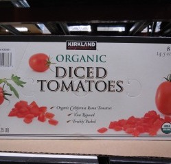 Tomatoes, Diced KS Organic 8/14.5oz cans 633561