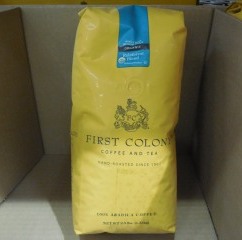 First Colony Organic Whole Bean Coffee 2.5lb 664326