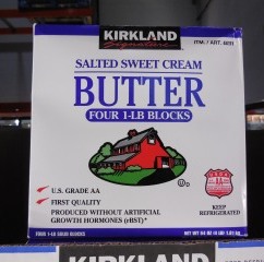 KS Salted Sweet Cream Butter Solids 4/1lb 44111 (Copy)