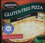 Gluten Free Pizza, Sabatasso's, 4 cheese (frozen) 2 pizzas 776360