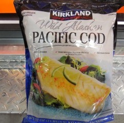 KS Wild Alaska Pacific Cod (frozen) 2lbs 417380