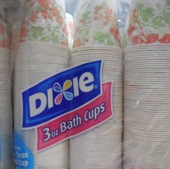 Dixie 3 ounce Paper Cold Cup 600ct 40957