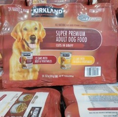 KS Premium Canned Dog Food 24/14oz 208474