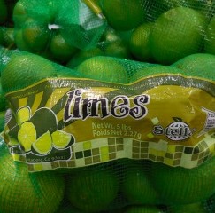 Limes, Product of Mexico 5lbs bag