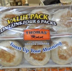 Thomas' English Muffins 24ct 349338