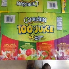 Capri Sun 100 Juice Variety Pack 40/6oz 438851