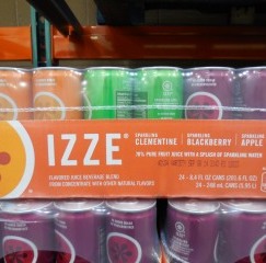 IZZE Sparking Juice Variety Pack 24/8oz 569564