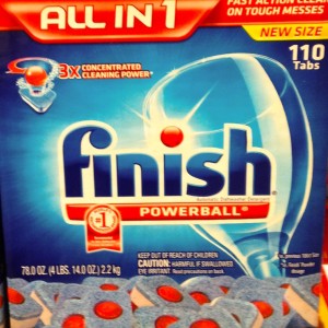 Finish All-in-1 w/Jet Dry power Ball 110ct