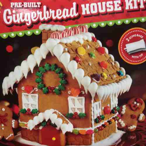 Gingerbread House Kit, pre-Built 3.2lbs