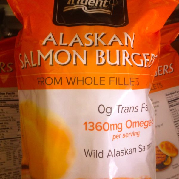 Trident Alaskan Salmon Burger (frozen) 12ct/3lbs 16594