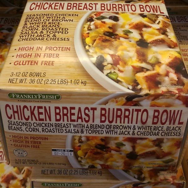 Frankly Fresh Chicken Burrito Bowl 3/12oz 1059563 - South's Market