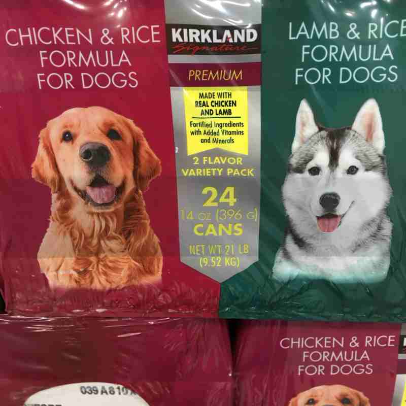 kirkland lamb and rice canned dog food