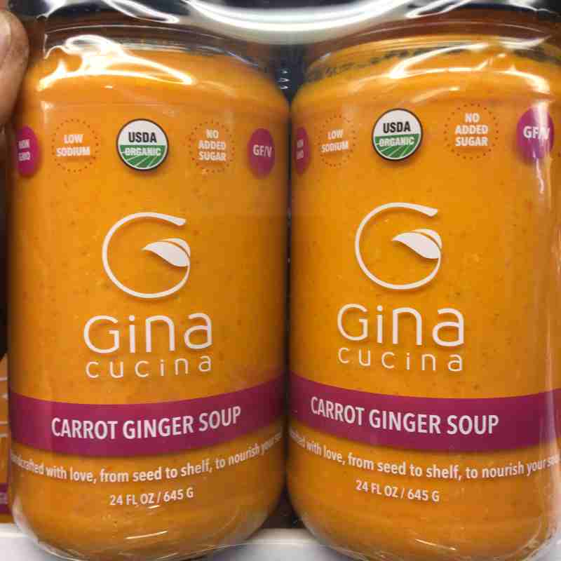 Gina Cucina Organic Carrot Ginger Soup 2/24oz 1208353 - South\'s Market Gina Cucina Organic Carrot Ginger Soup 2/24oz 1208353 - South\'s Market