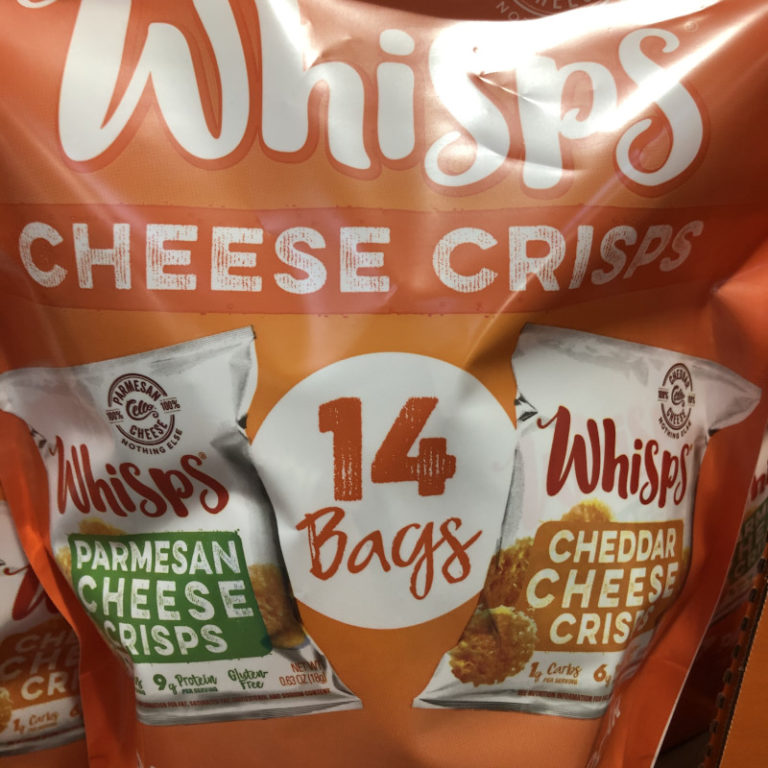 Cello Whisps Variety both Parmesan & Cheddar Cheese Crisps 14ct .65oz