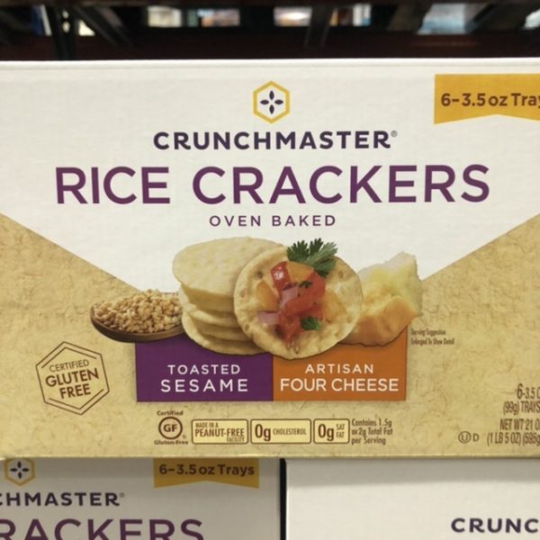 Crunchmaster Toasted Sesame and Artisan 4 Cheese GF 20oz